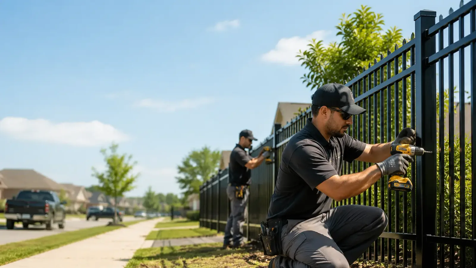 Metal Fence Installation in Fort Towson, OK